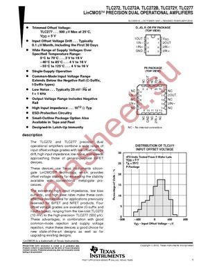 TLC272BID datasheet  